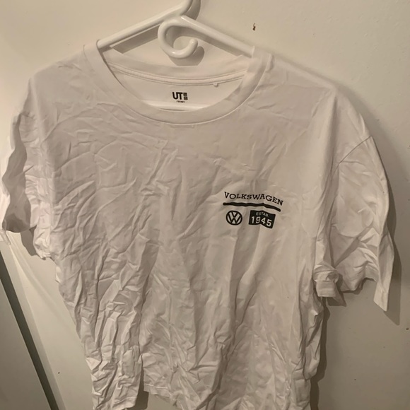 Special Edition Uniqlo Volkswagen Mini Bus White Cotton Tshirt w/awesome print! - Picture 2 of 8